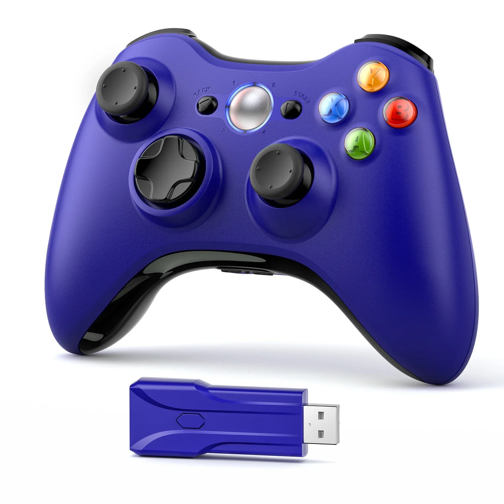 Wireless Controller for Xbox 360/Slim/Elite/Pc Video Game Gamepad 6-Axis Joystick Dual Vibration Xbox 360 Controller