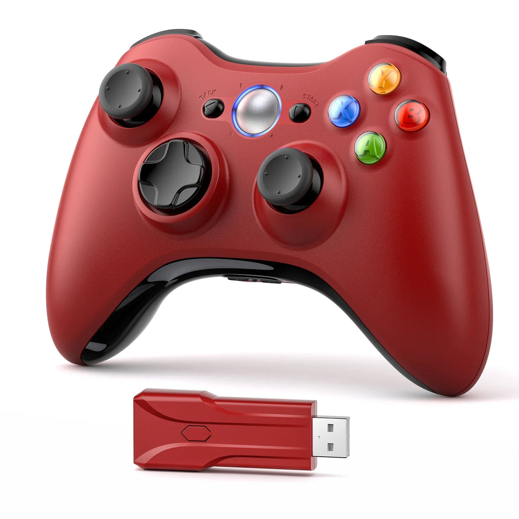 Wireless Controller for Xbox 360/Slim/Elite/Pc Video Game Gamepad 6-Axis Joystick Dual Vibration Xbox 360 Controller