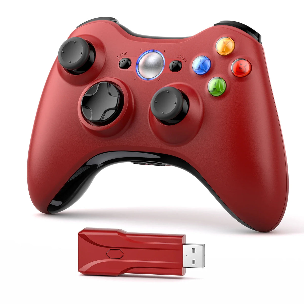 Wireless Controller for Xbox 360/Slim/Elite/Pc Video Game Gamepad 6-Axis Joystick Dual Vibration Xbox 360 Controller